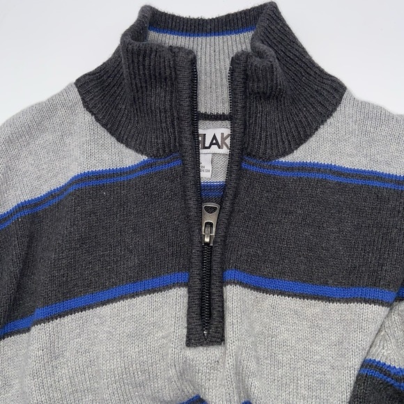Silverlake Striped Sweater Boy's Boys 1/4 Zip Pullover XL 18-20 - Picture 6 of 9